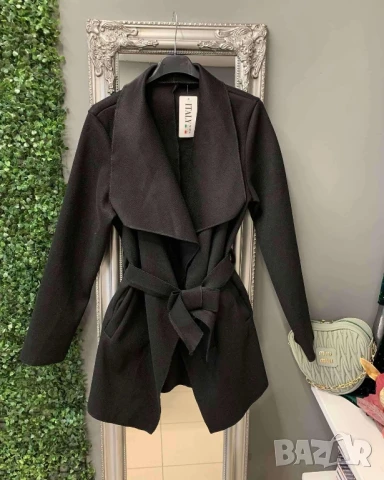 къс дамски тренч 