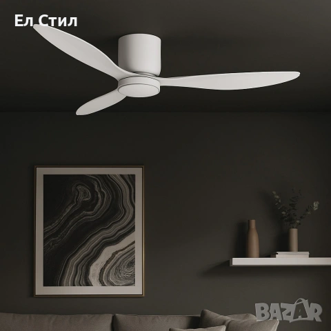 Brizy Bright Minimal – Вентилатор за таван с лампа