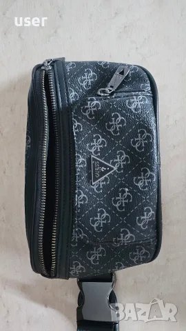Чанта за кръст / през рамо GUESS (Черна), снимка 2 - Чанти - 55957451