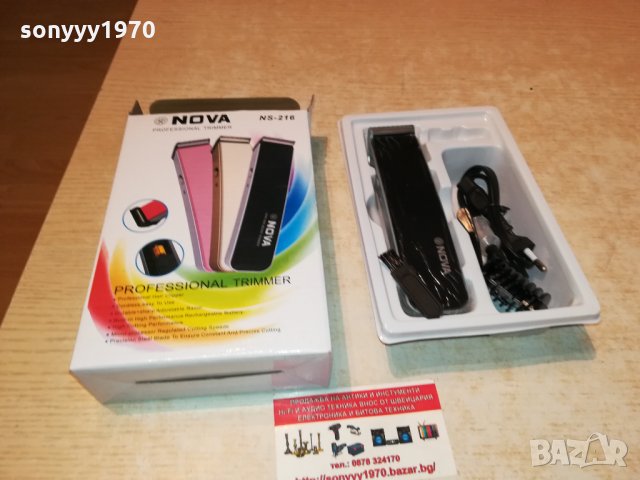 NOVA-МАШИНКА ЗА ПОДСТРИГВАНЕ 2501221907, снимка 12 - Машинки за подстригване - 35560139