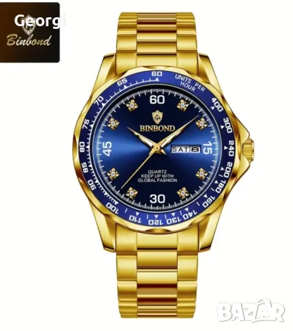 Елегантен, Забележим и Спортен мъжки кварцов часовник Binbond*/Pagani Design - сребрист металик!, снимка 3 - Мъжки - 49564445