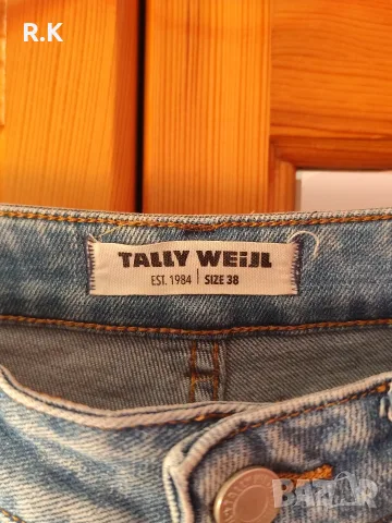 Дамски прилепнали дънки Tally Weijl (сини), размер 38 (М), снимка 2 - Дънки - 55904210