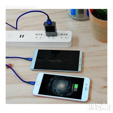 1227 USB кабел с 3 накрайника, снимка 4 - USB кабели - 37448642