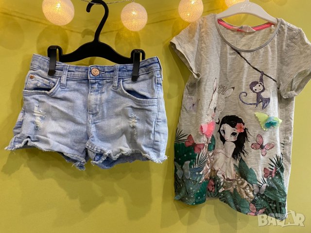 Н&М нов комплвкт 6-8м 122-128см