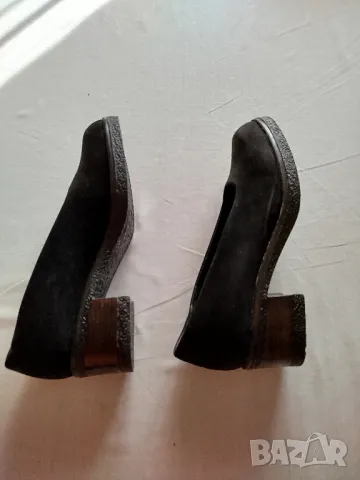 Дамски обувки от естествен набук, снимка 4 - Дамски обувки на ток - 48849554