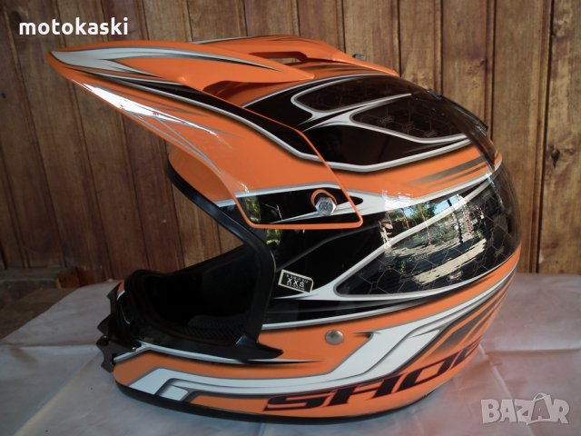 Shoei V-Moto детски мотокрос шлем каска за мотор, снимка 3 - Аксесоари и консумативи - 34543048