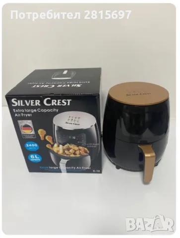 Еър фрайър - air fryer, снимка 9 - Уреди за готвене на пара - 47727575