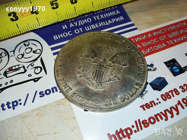 долар-метален 1900, снимка 11 - Други ценни предмети - 29121508