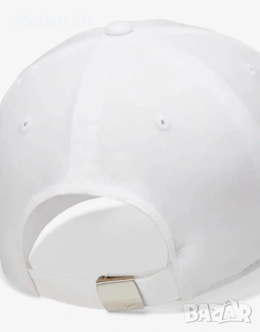 Оригинал! NIKE Dri-Fit Club Metal-Logo Cap White унисекс шапка с козирка, снимка 4 - Шапки - 54326271