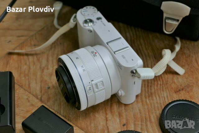 фотоапарат фотокамера Samsung NX1000 обектив 20-50мм, снимка 3 - Фотоапарати - 36553702