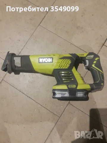 Акумулаторен саблен трион рйоби, снимка 1