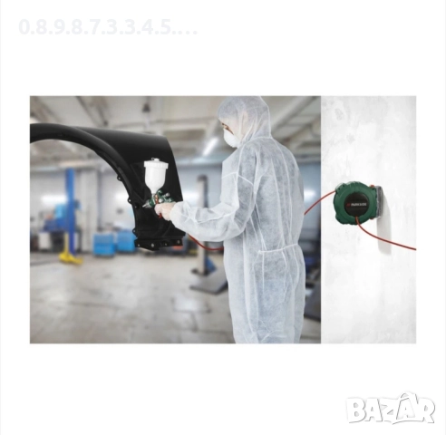 макара с маркуч за сгъстен въздух на парсайд, снимка 3 - Аксесоари и консумативи - 52570612