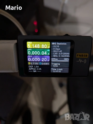 Fnirsi fnb58 usb тестер, снимка 4 - Друга електроника - 53090516