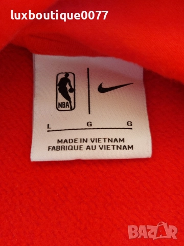 Чисто нов без етикет суичър Nike NBA Chicago Bulls L, снимка 6 - Суичъри - 52248086