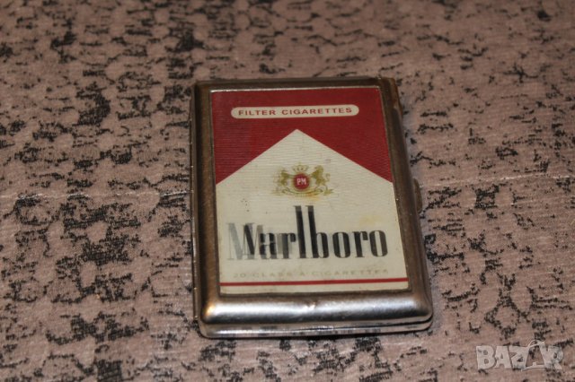 стара метална табакера, снимка 1