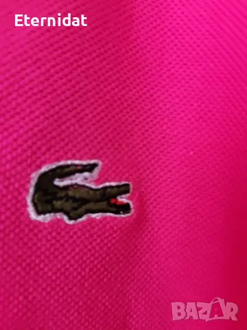 Тениска с яка и копчета LACOSTE , снимка 3 - Тениски - 49867868