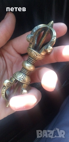 тибетски ритуален предмет амулет.