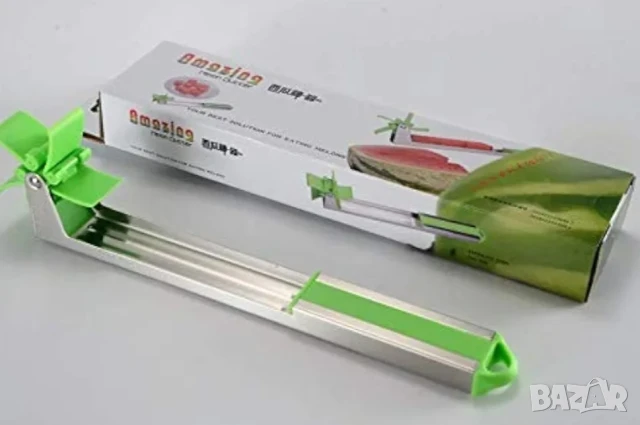 Пластмасова резачка за диня на кубчета тип мелница