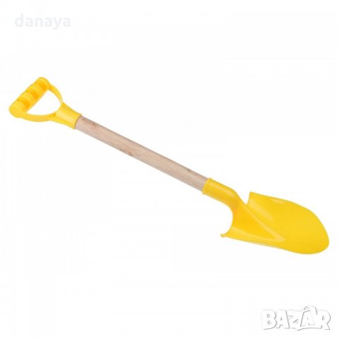 1519 Голяма лопатка за пясък с дървена дръжка 63см плажна играчка, снимка 5 - Други - 29118181