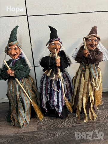 Настолна Баба Яга 55см., снимка 7 - Статуетки - 53267446