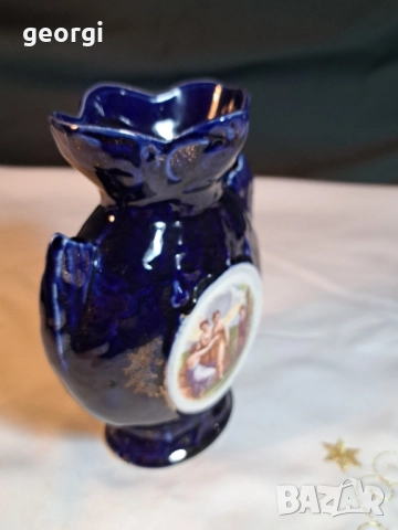 порцеланова ваза кобалт 29/4, снимка 3 - Вази - 52461543