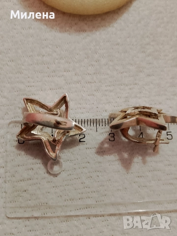 сребърни обеци , снимка 2 - Обеци - 52851321