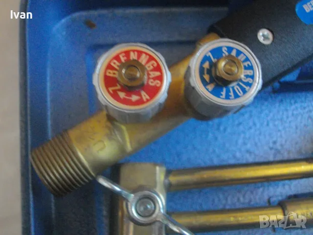 НОВ BERGER W.GERMANY ФРГ Западногермански комплект за Газо-пламъчно рязане заваряване ОКСИЖЕН Резак , снимка 11 - Други инструменти - 47280068