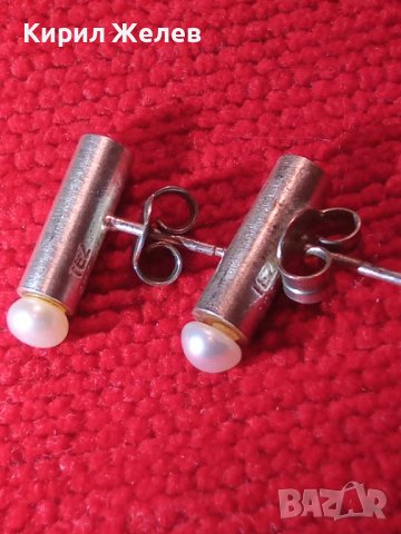 ЕЛЕГАНТНИ СРЕБЪРНИ ПЕРЛЕНИ АР ДЕКО СТИЛ МАРКОВИ ОБИЦИ СРЕБРО 925 ИЗИСКАН БУТИКОВ ДИЗАЙН 21954, снимка 15 - Обеци - 40524077