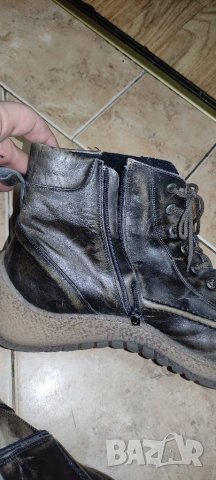 Кожени мъжки боти ботуши номер 44/46, снимка 4 - Мъжки боти - 38728159