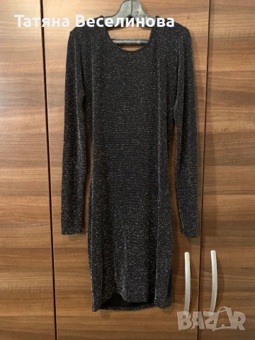 Блестяща официална рокля с гол гръб, снимка 5 - Рокли - 53056576