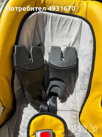Количка 3 в 1 Krausman, Nexxo Yellow, снимка 7 - Детски колички - 56271155