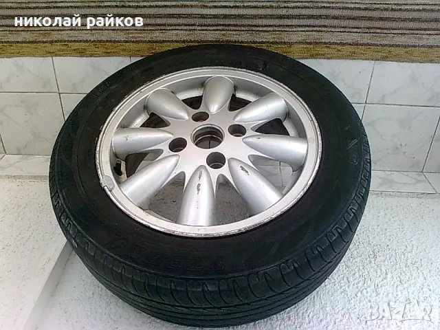 Резервна гума 195/15,помпа, крик, секретни гайки, снимка 2 - Гуми и джанти - 47493992