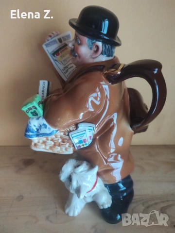 Морис - разносвачът на чай на Ringtons винтидж чайник, снимка 8 - Колекции - 53244569