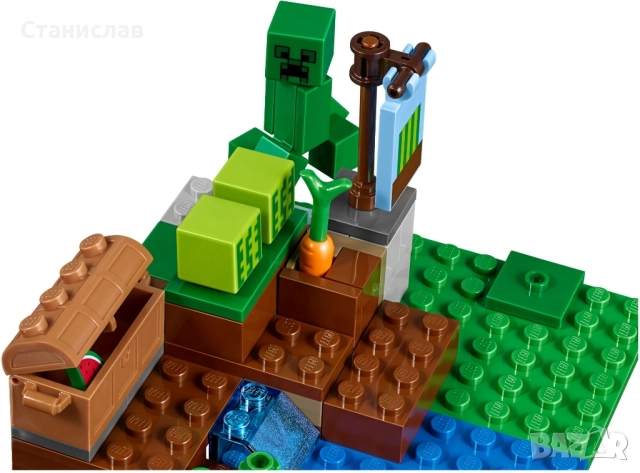 LEGO Minecraft 21138 The Melon Farm, снимка 3 - Конструктори - 50104670