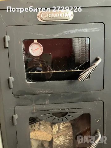 Печка на дърва с фурна Елдом, снимка 2 - Отоплителни печки - 48005096