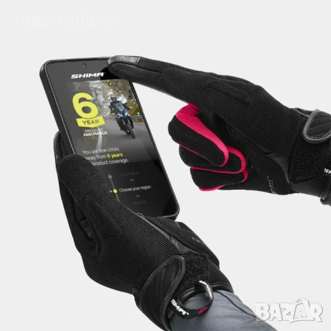 Дамски мото ръкавици SHIMA SONIC LADY Pink,протектори!, снимка 3 - Аксесоари и консумативи - 50801322