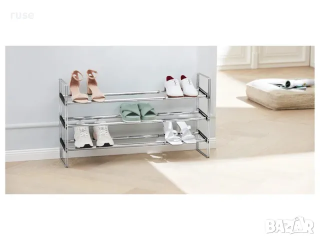 НОВА! Етажерка за обувки 3 нива телескопична, снимка 10 - Други стоки за дома - 49786182