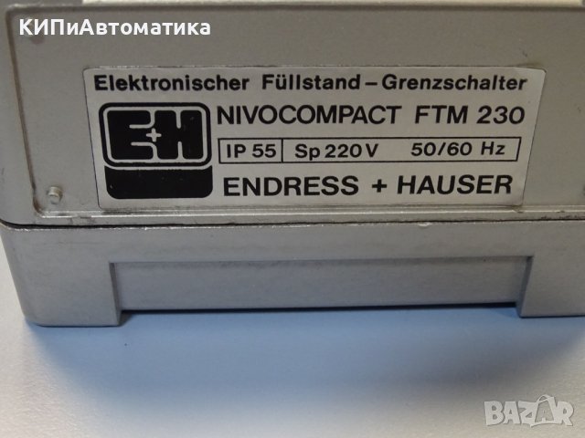 нивосигнализатор Endress+Hauser Nivocompact FTM 230, снимка 3 - Резервни части за машини - 39373808