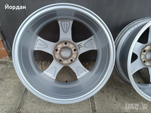 Алуминиеви джанти 17 ' цола с датчици 5x114,3 Хюндай / HYNDAI MAZDA KIA ET45 7J , снимка 15 - Гуми и джанти - 54182588
