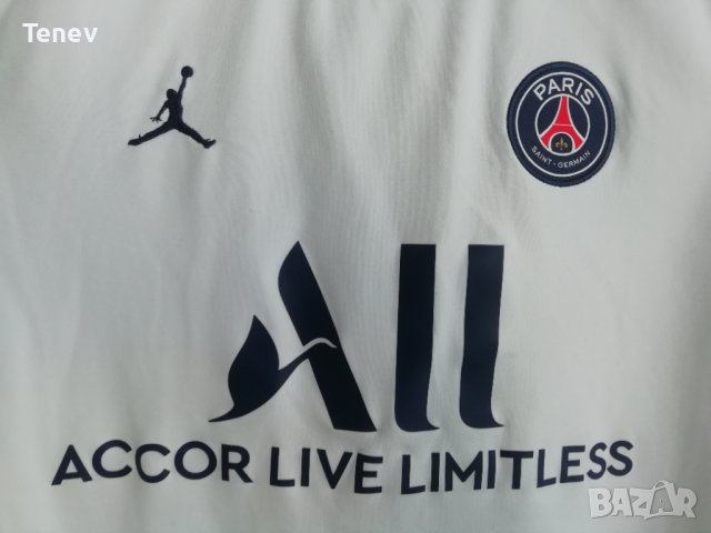 PSG Paris Saint-Germain Nike Jordan Pre-Match оригинална тениска фланелка ПСЖ Джордан размер М , снимка 3 - Тениски - 42237943