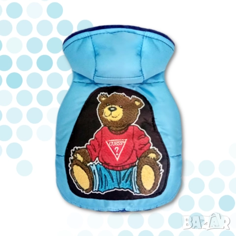 Луксозно яке за куче. Дрехи за кучета. Кучешки Якета. Елек за куче. Кучешки дрехи. Гес / Гуес , снимка 2 - За кучета - 52342965