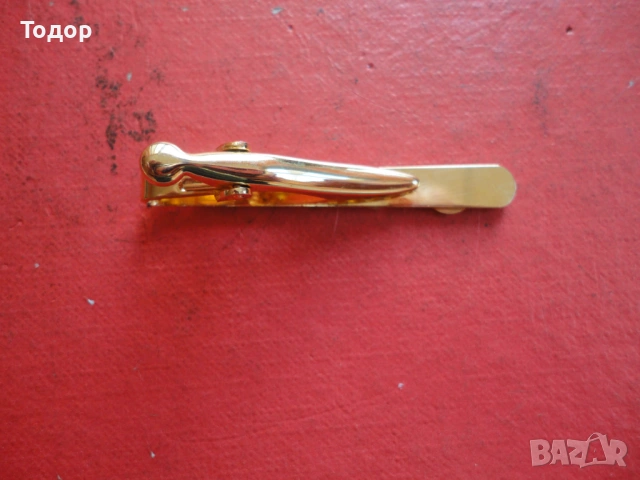Луксозна позлатена шипка игла за вратовръзка 6, снимка 6 - Други - 53043325