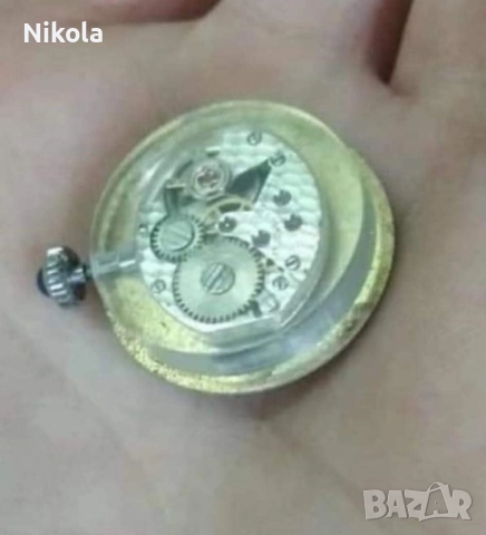 BAUME & MERCIER-Сребърен дамски часовник,сребърна верижка с интересна масивна плетка, 800 проба, снимка 8 - Антикварни и старинни предмети - 52011606