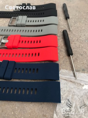 Каишки Garmin Forerunner 35, силиконова каишка , снимка 4 - Каишки за часовници - 31202092
