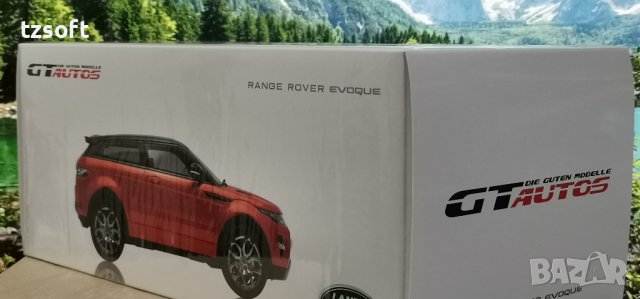 Land Rover Range Rover Evoque 2011 - бял - GTAutos 1:18, снимка 10 - Колекции - 37511015