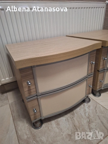 Продавам Спалня тапицирана и нощни щкафчета, снимка 3 - Спални и легла - 54135588