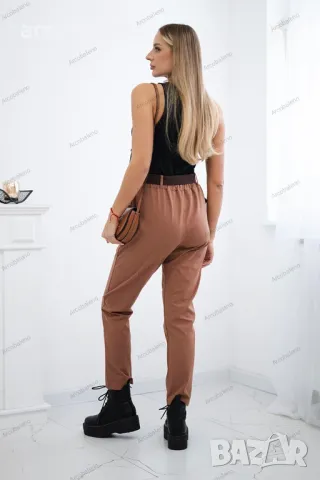 Дамски панталони Punto с колан, 10цвята , снимка 4 - Панталони - 47413666