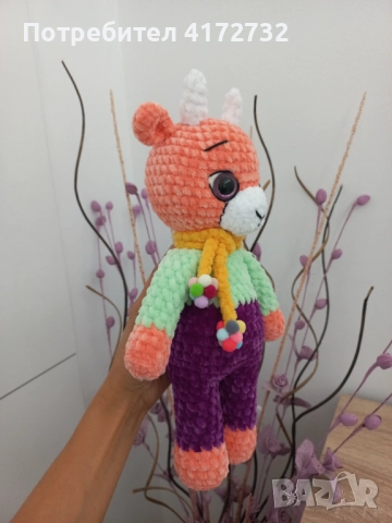 Козле с височина около 33см., снимка 5 - Плюшени играчки - 52306043