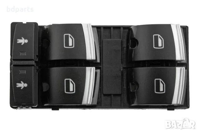 Бутон ключ за ел.стъкла, Audi Q7 4L, Хром, снимка 3 - Части - 56142770