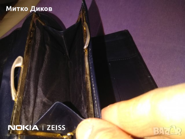 Портмоне агнешка естествена кожа 160х100мм, снимка 5 - Портфейли, портмонета - 31855673